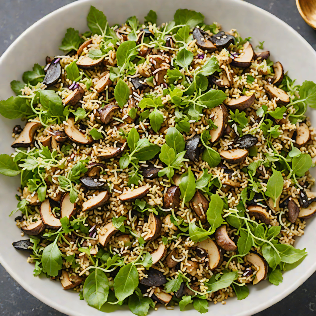 Adventurer’s Herb-Infused Mushroom and Quinoa Salad