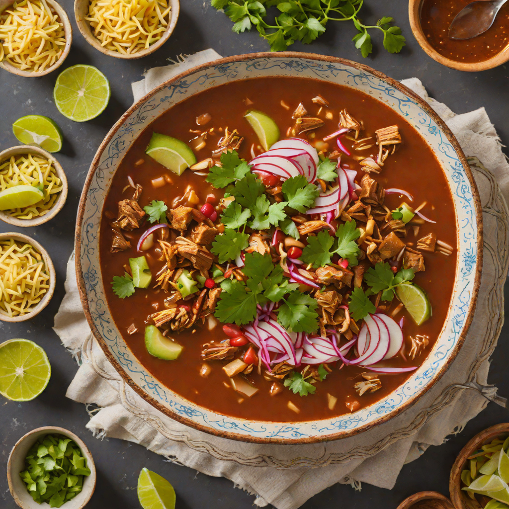 Slow Cooker Pozole Rojo with Pork Shoulder