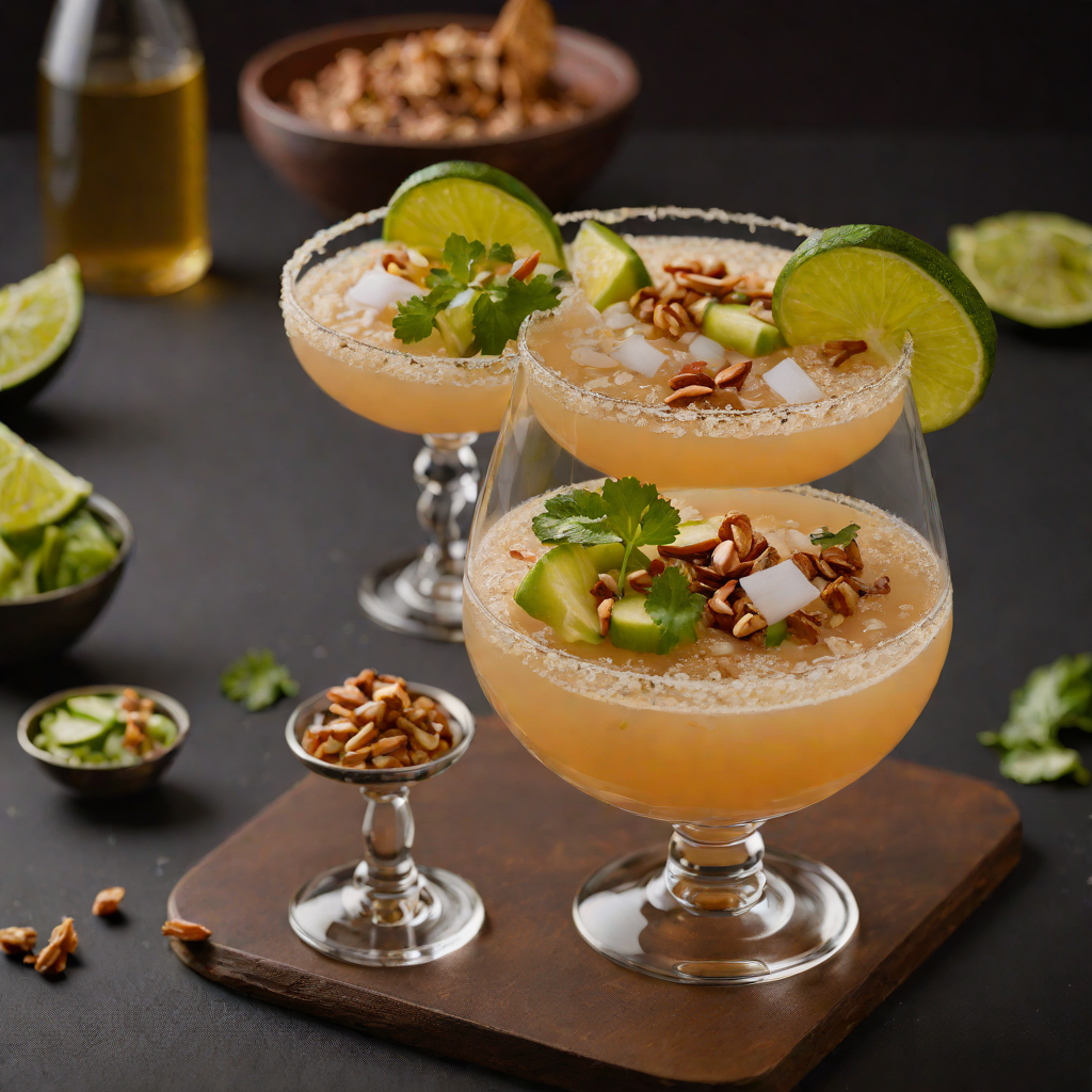 Smoky Pozole-Inspired Mezcal Sour
