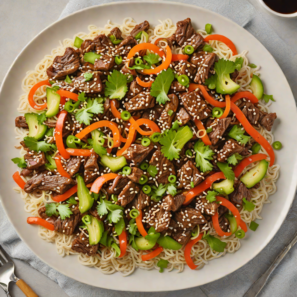 Ginger-Soy Glazed Korean Beef Bulgogi Stir Fry