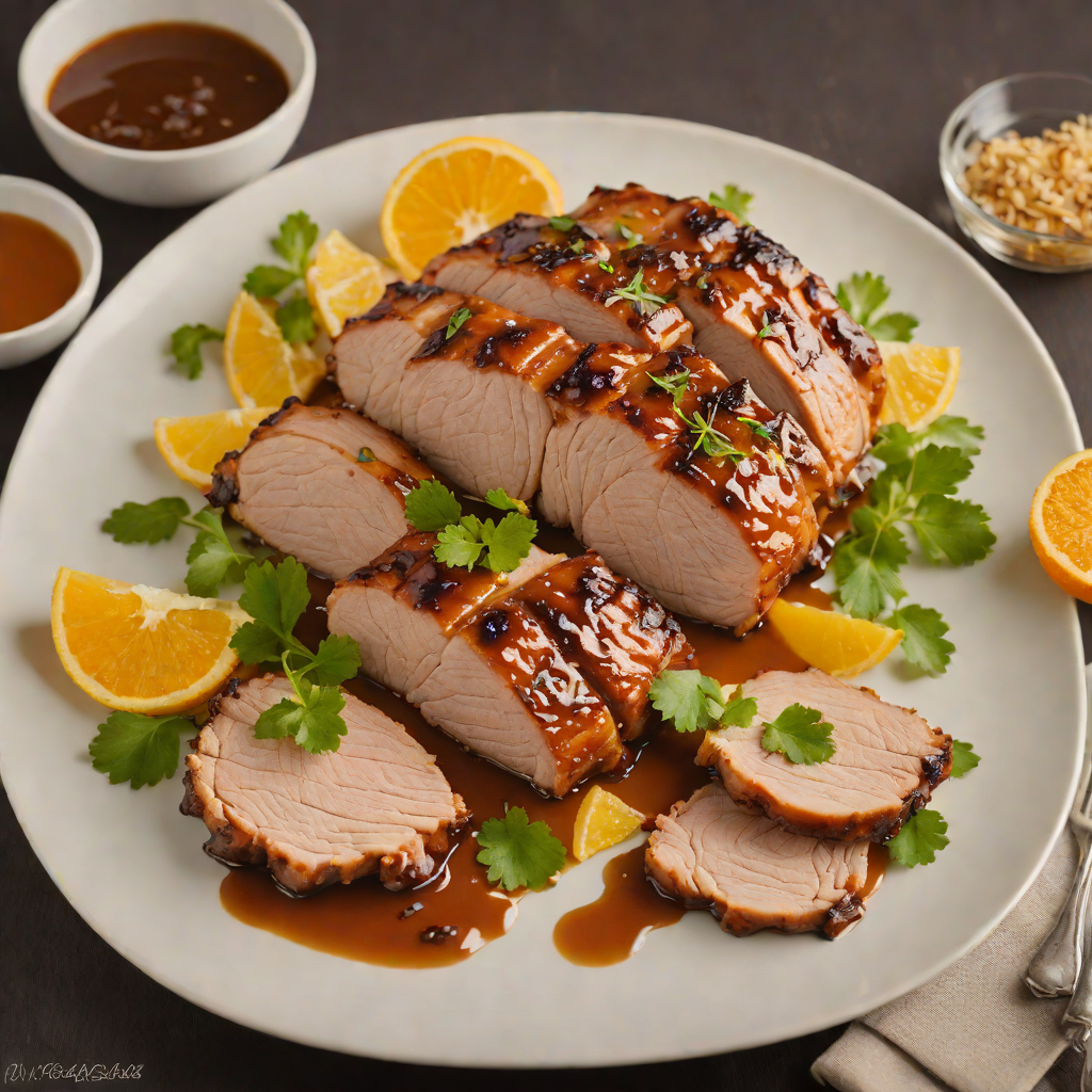 Slow-Roasted Pork with Tiki-Inspired Citrus Glaze