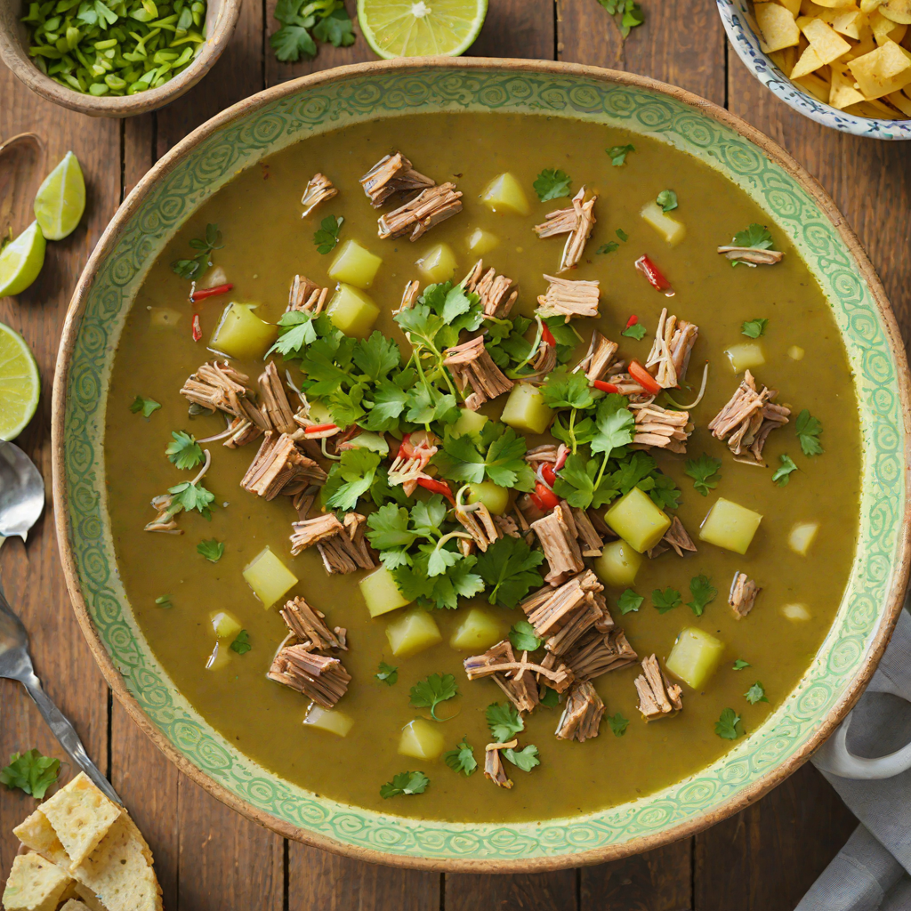 Slow-Simmered Posole Verde with Tender Pork Shoulder
