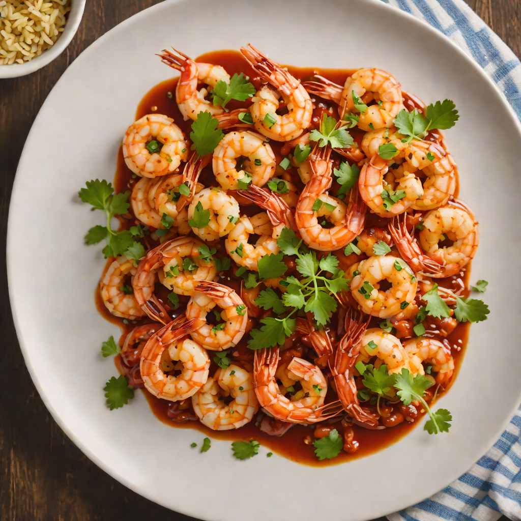 Sautéed Garlic Shrimp with Spicy Chipotle Tomato Sauce