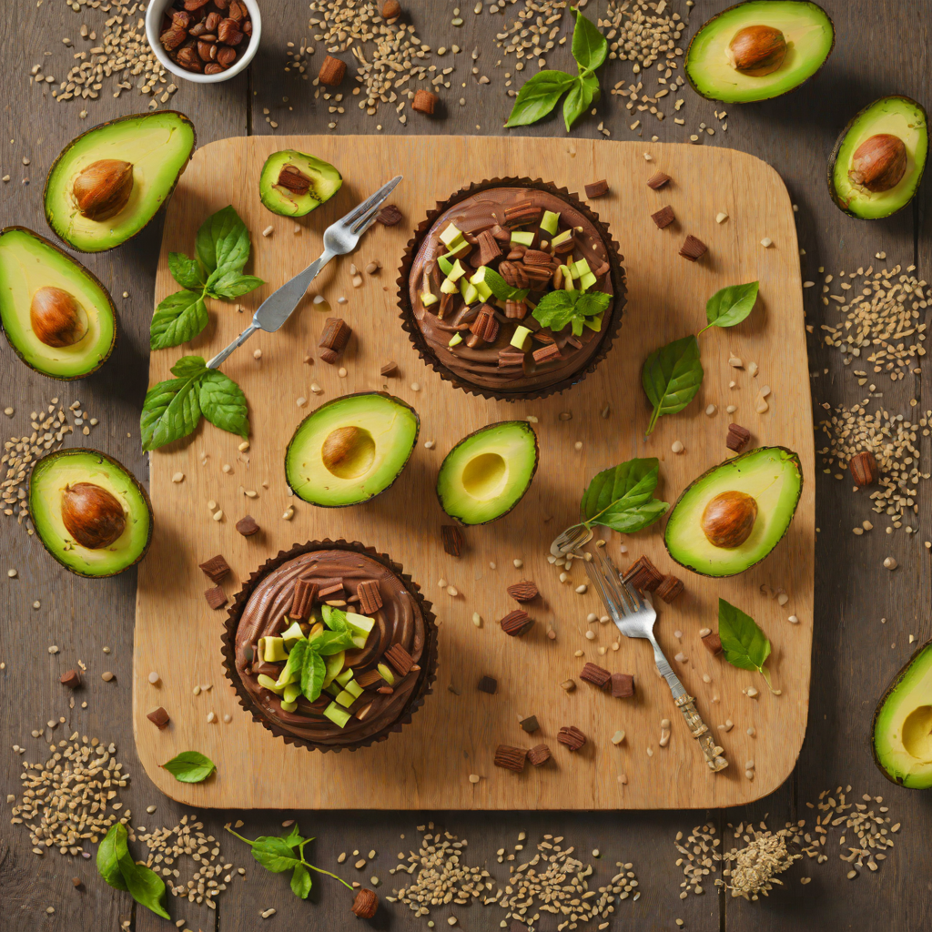 Pixel Art Chocolate Avocado Mousse