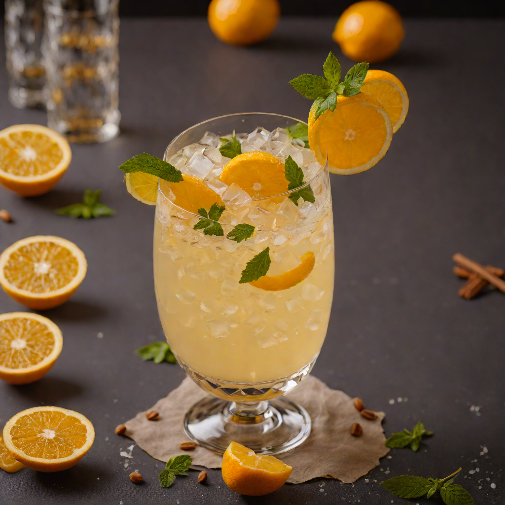 Citrus-Spiced Ochenta Fizz