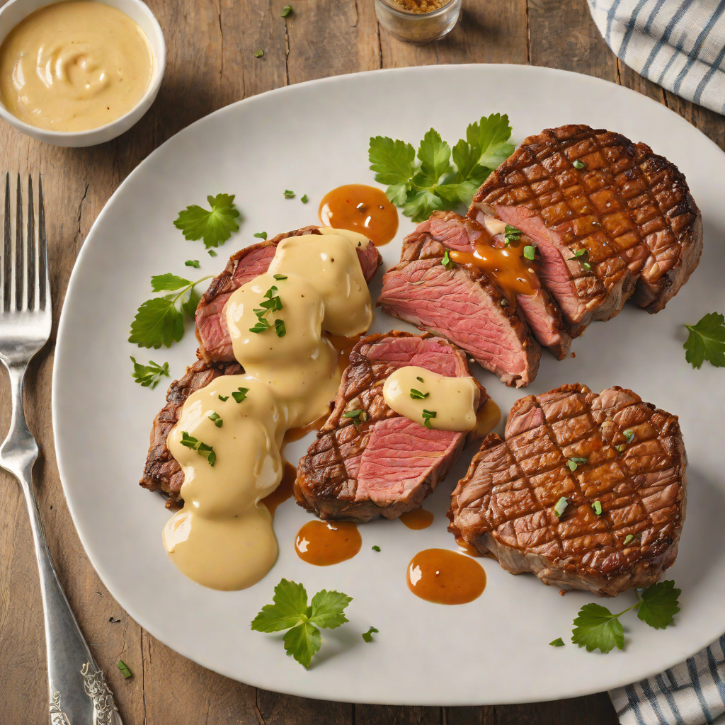 Pan-Seared Ribeye with Amarillo Chili Butter