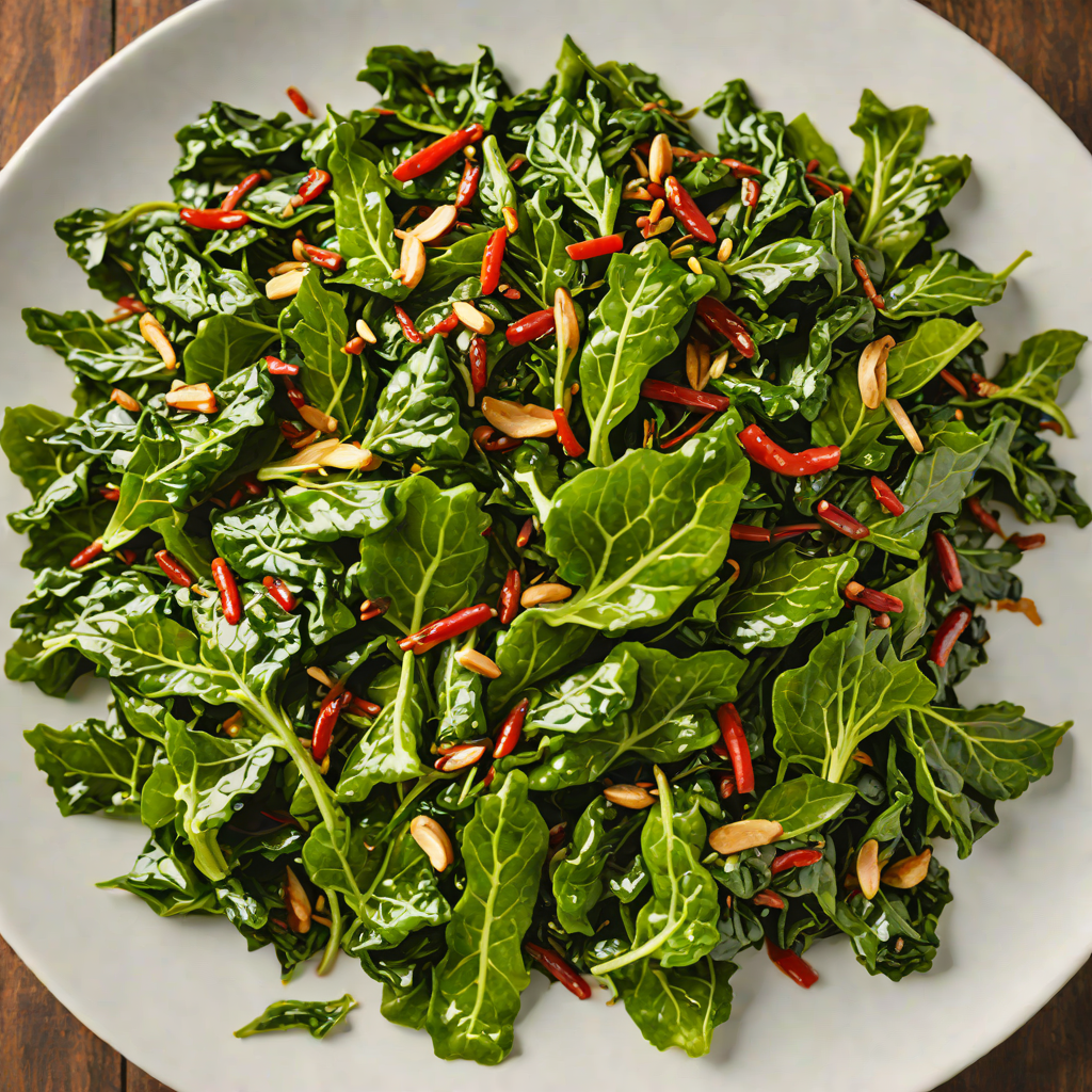Sautéed Collard Greens with Garlic and Chili