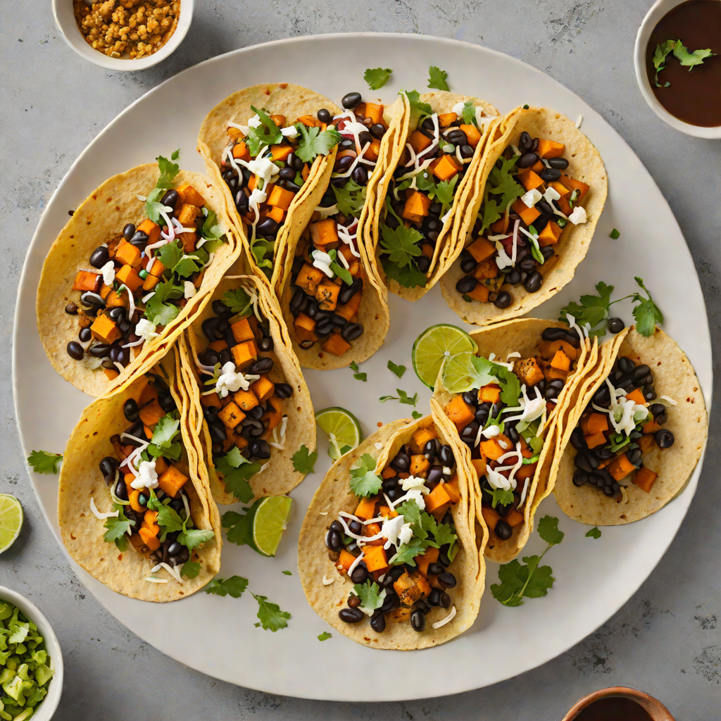 Spiced Amarillo Sweet Potato and Black Bean Tacos