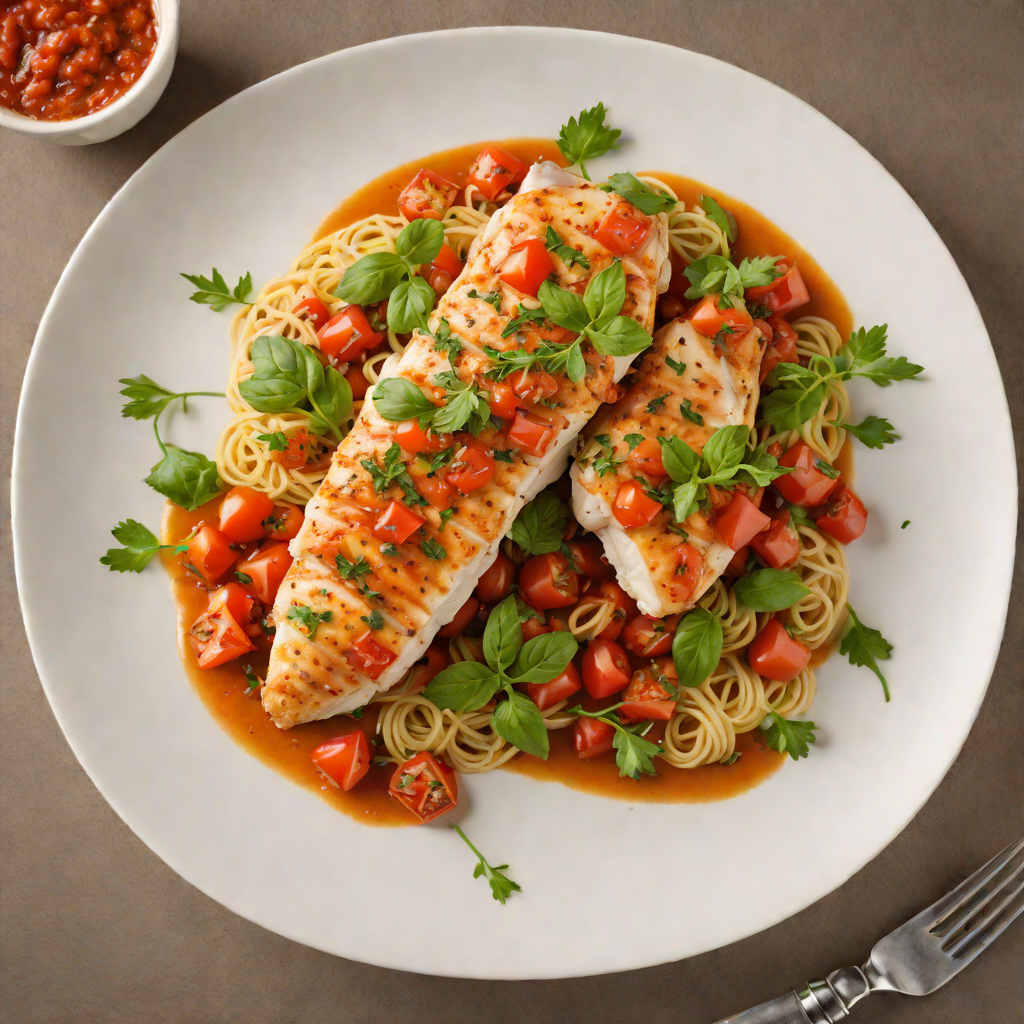 Pan-Seared Chicken with Italian Herb Tomato Sauce