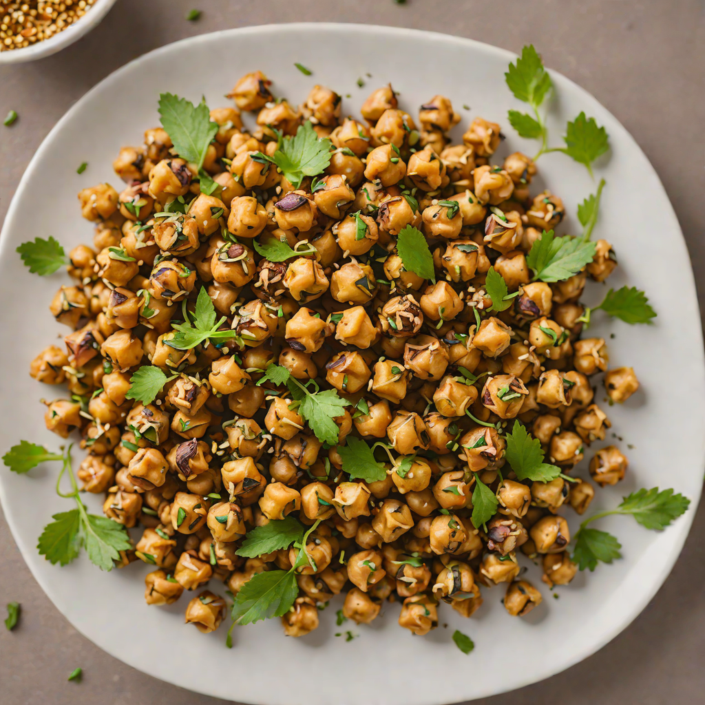 Oven-Roasted Mediterranean Chickpeas with Za'atar