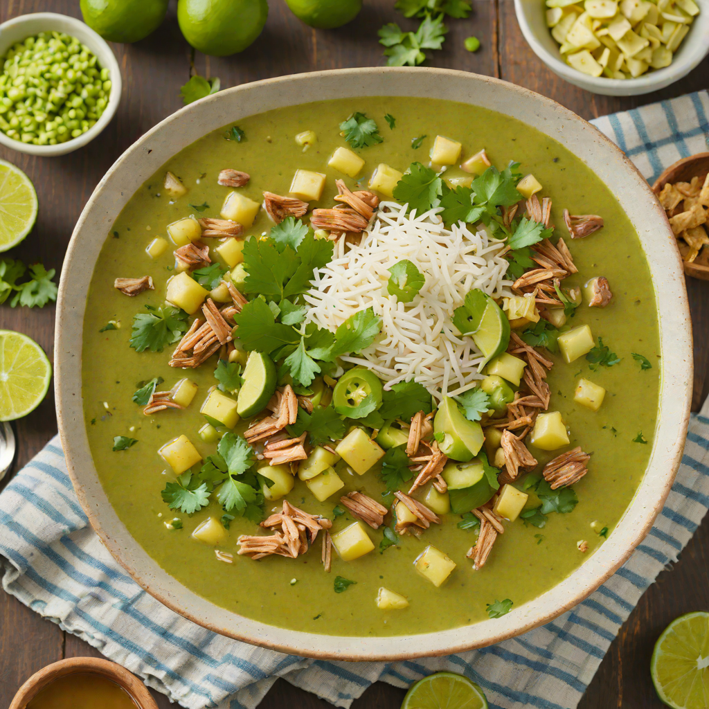 Slow-Simmered Texan Pozole Verde with Hominy
