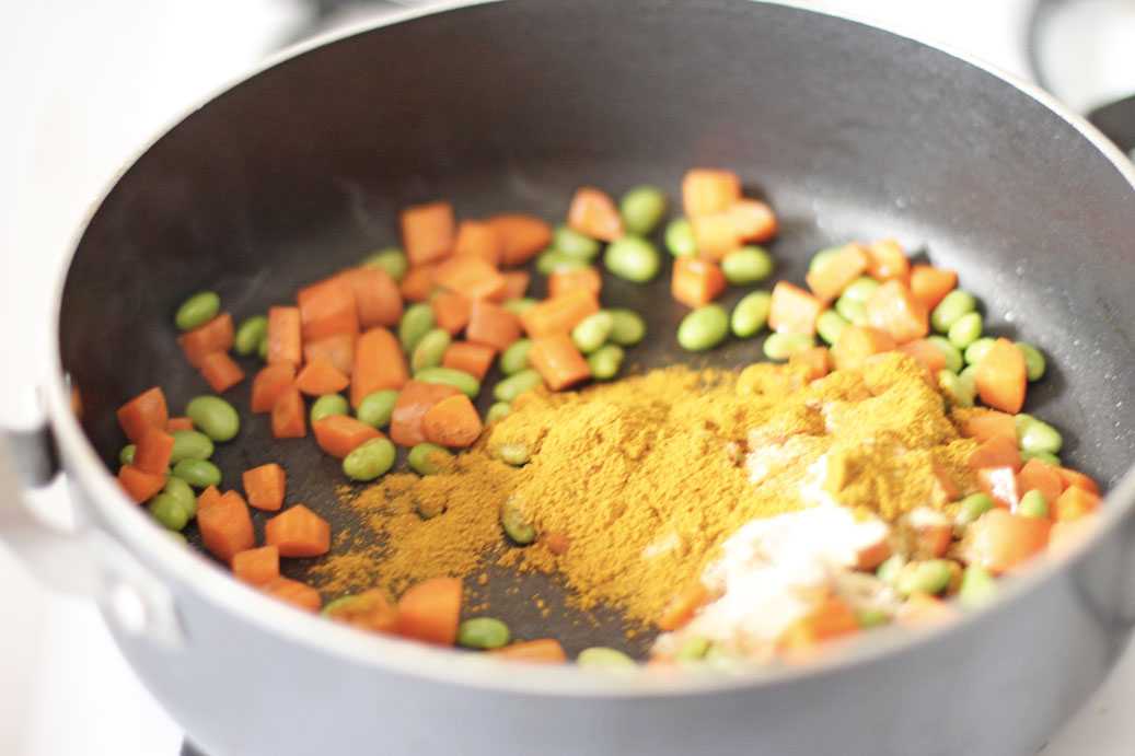 One-Pot Coconut Curry Noodles with Silken Tofu