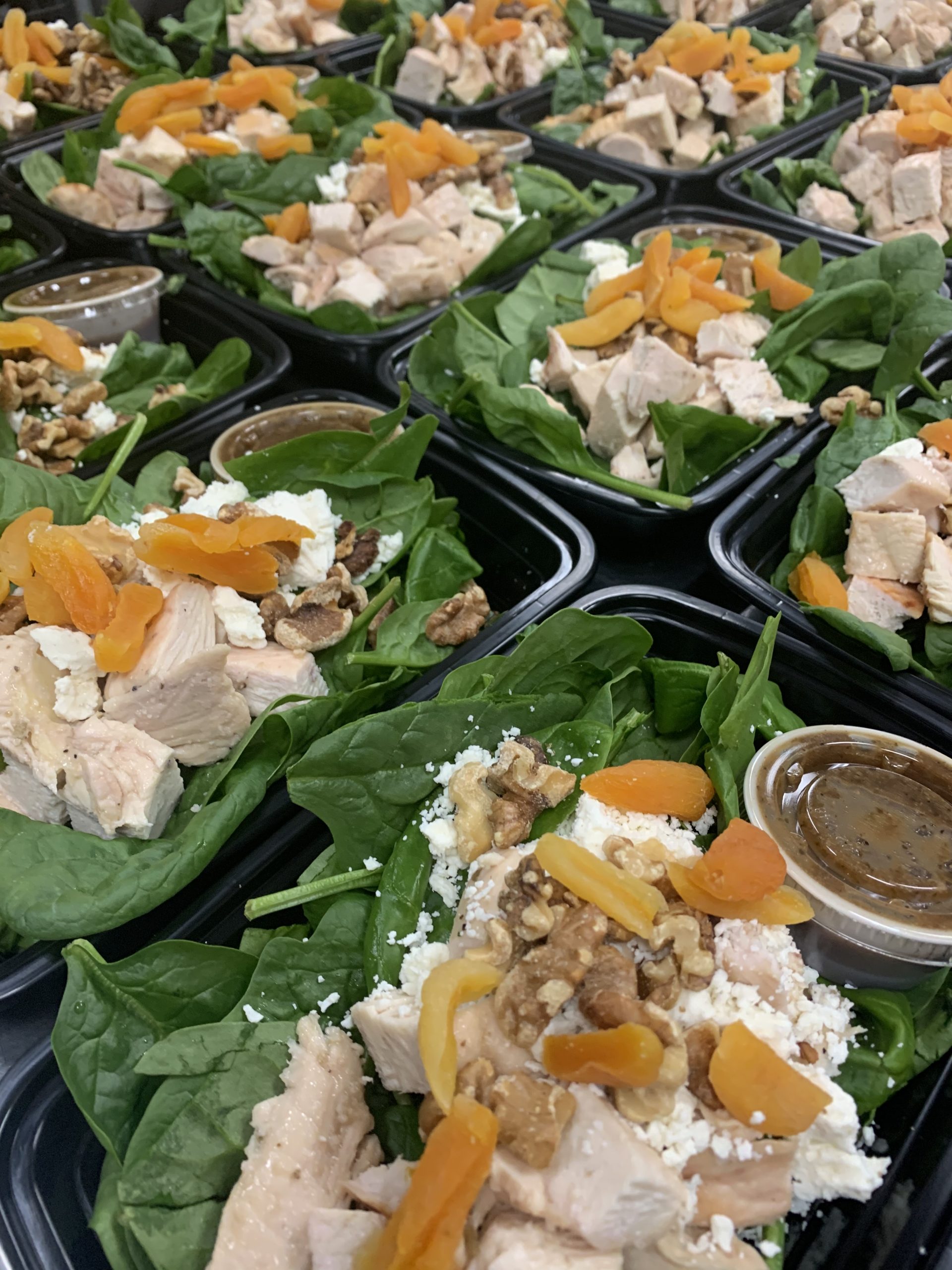 Texas APRN Apricot & Spinach Salad