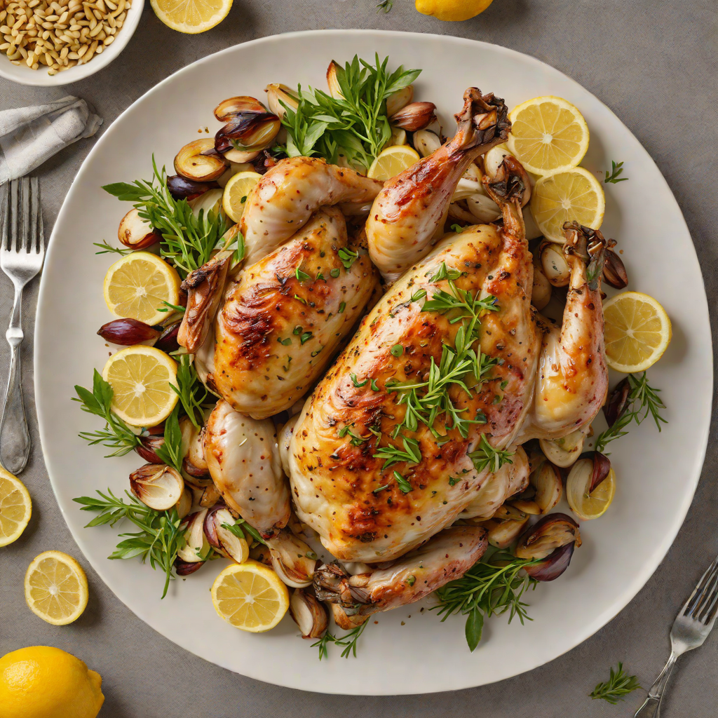 Skillet-Roasted Herb Chicken with Garlic and Lemon