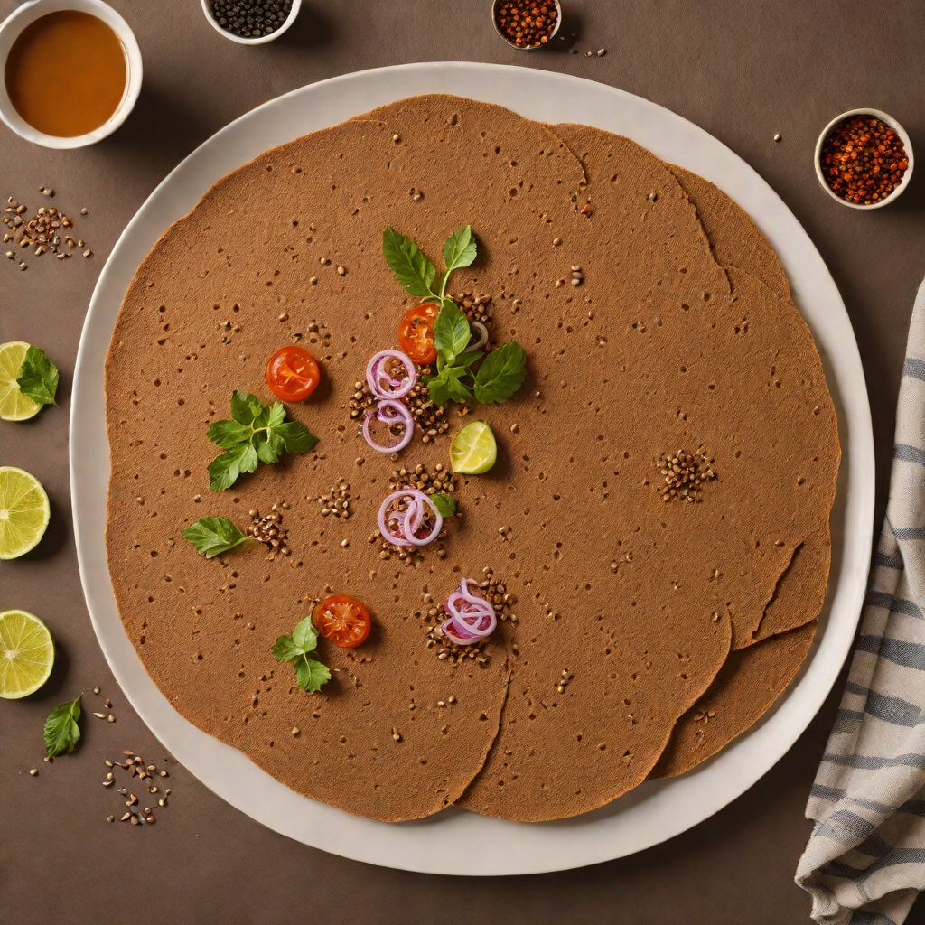Ethiopian-Inspired Teff Flour Injera Flatbread