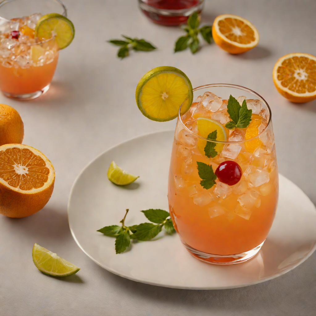 Digital Sunset Rum Punch