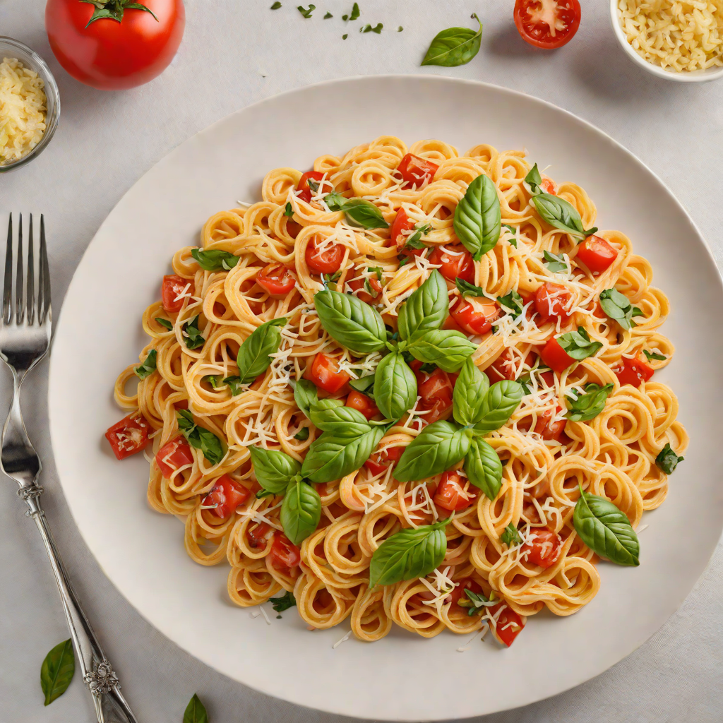 Creamy Tomato Basil Pasta with Parmesan