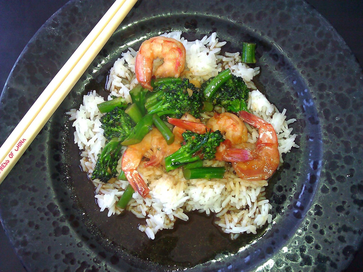 Asian-Inspired Shrimp & Broccolini Stir-Fry