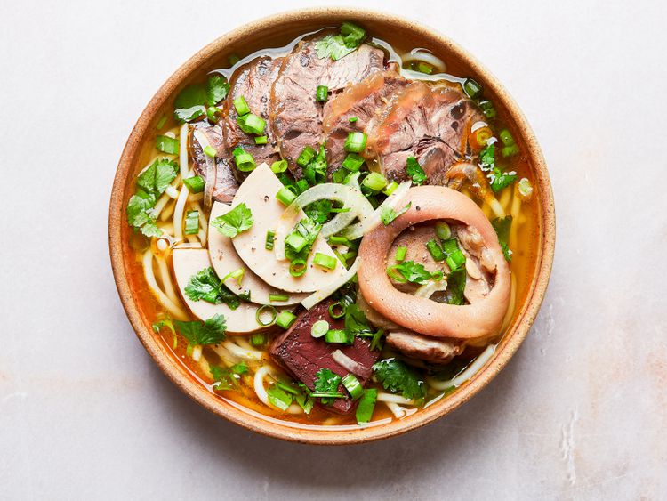 Braised Spicy Beef Noodles from Huế