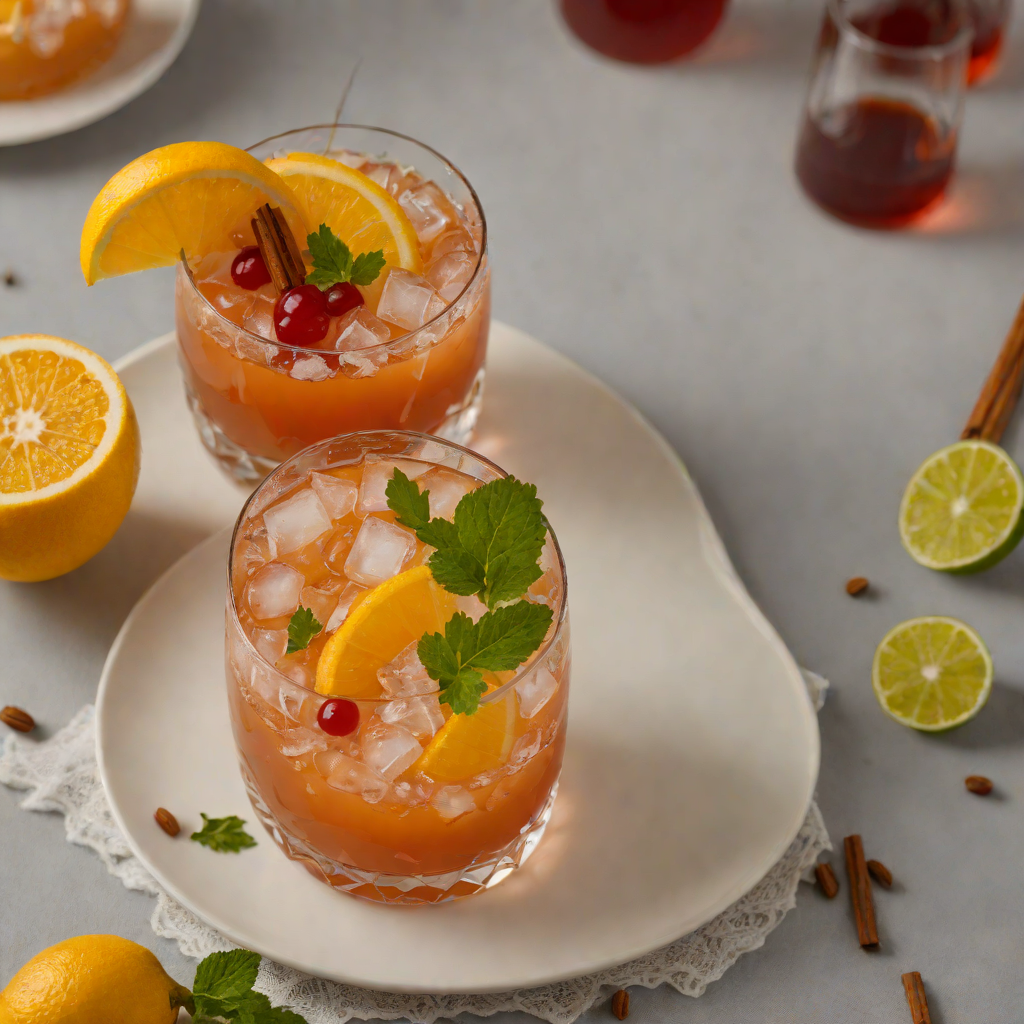 Fiery Bankai Spiced Rum Punch