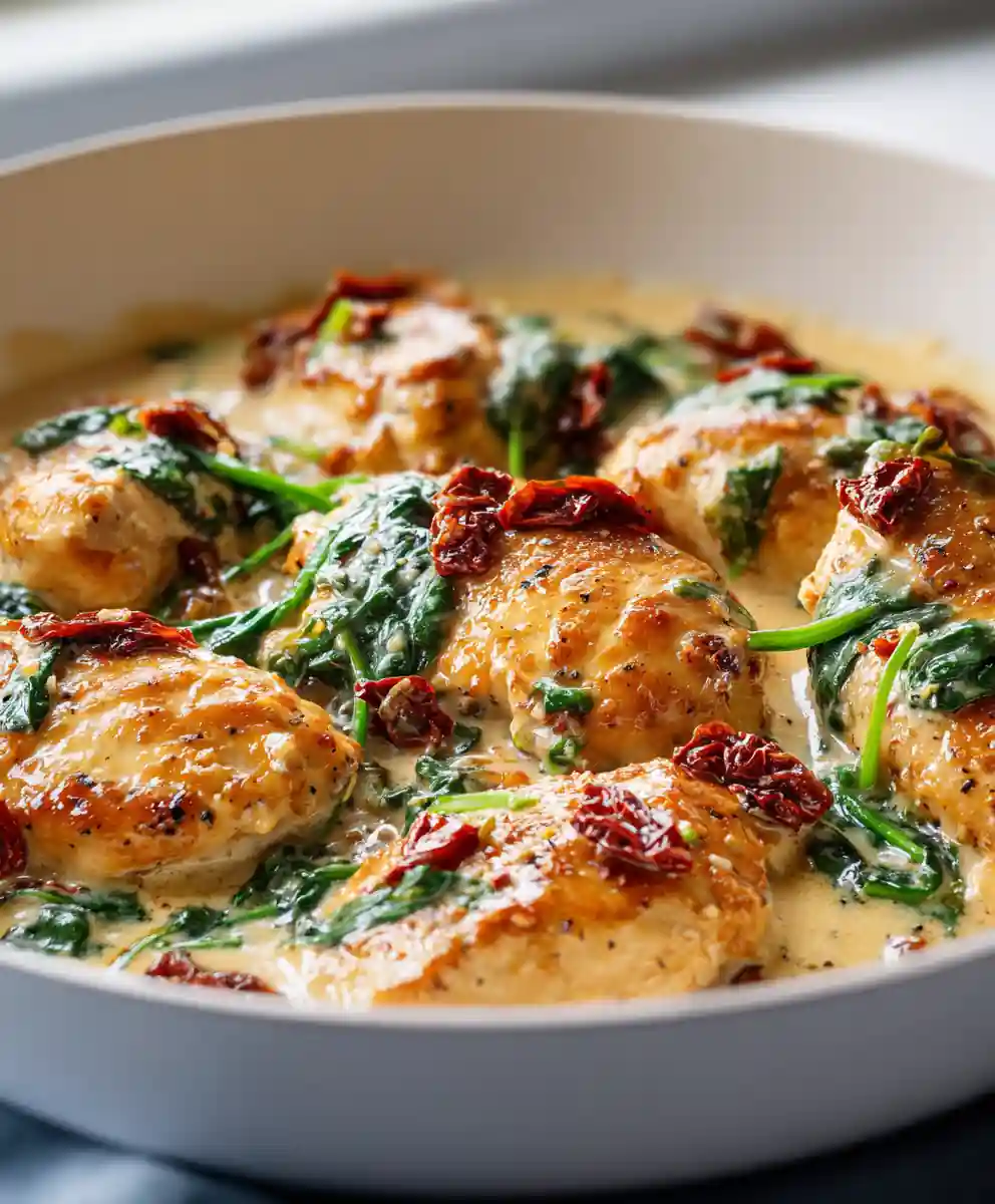 Dairy-Free Tuscan Chicken with Sun-Dried Tomatoes