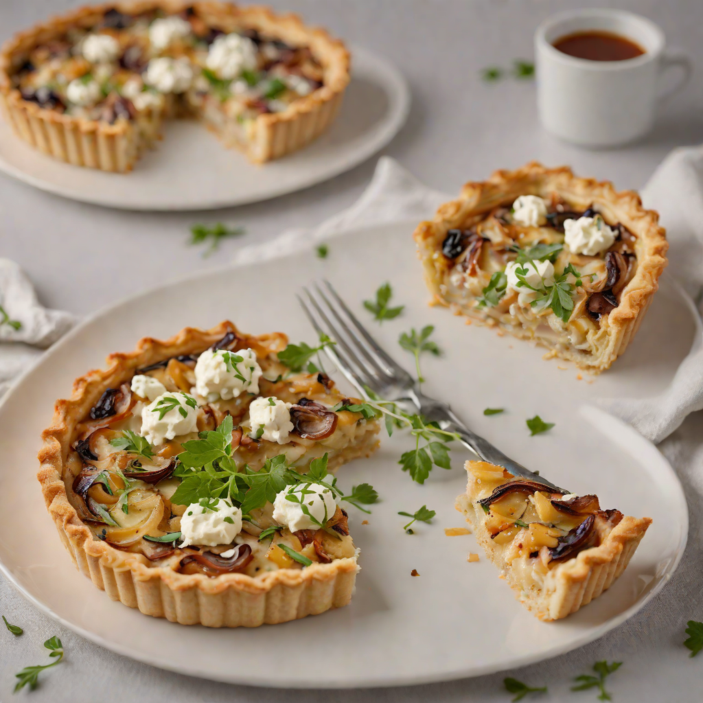 French-Style Caramelized Onion and Goat Cheese Tart