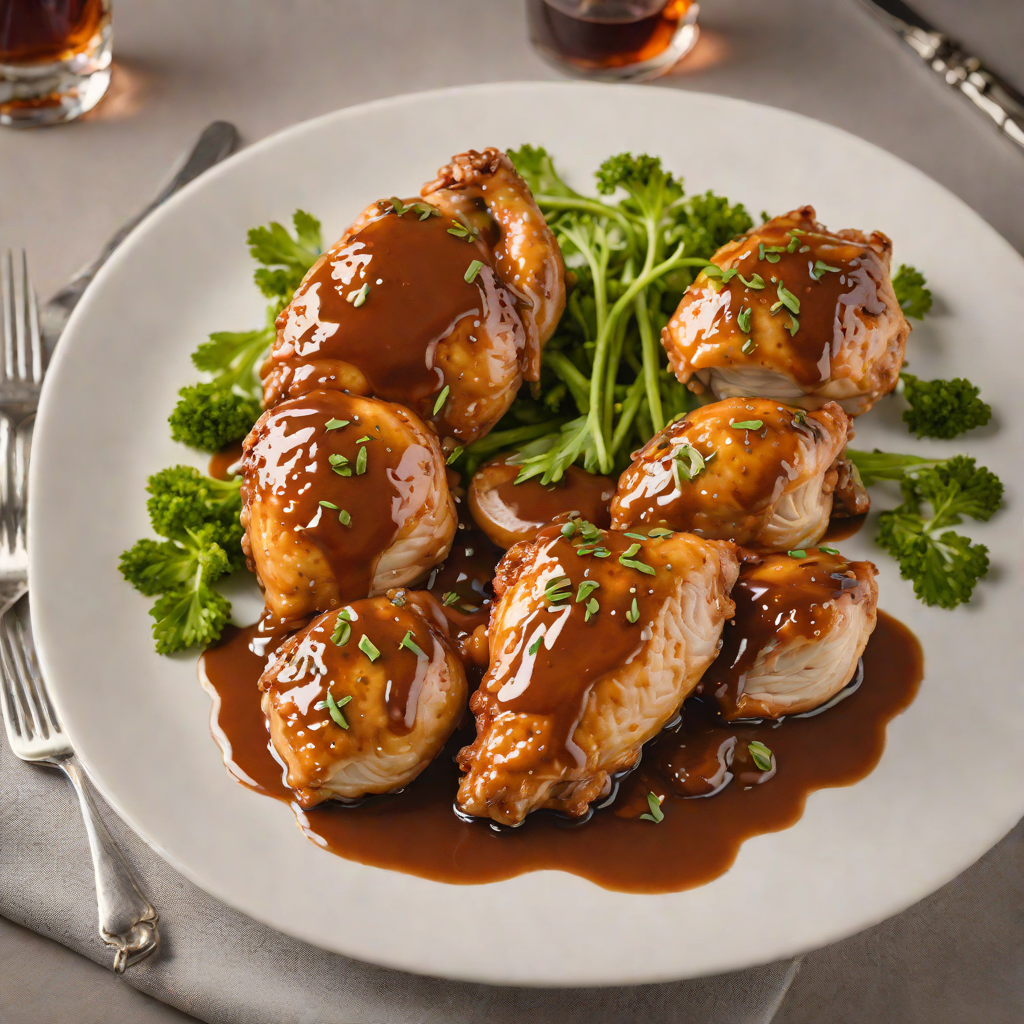 Sautéed Chicken with Kentucky Bourbon-Maple Glaze