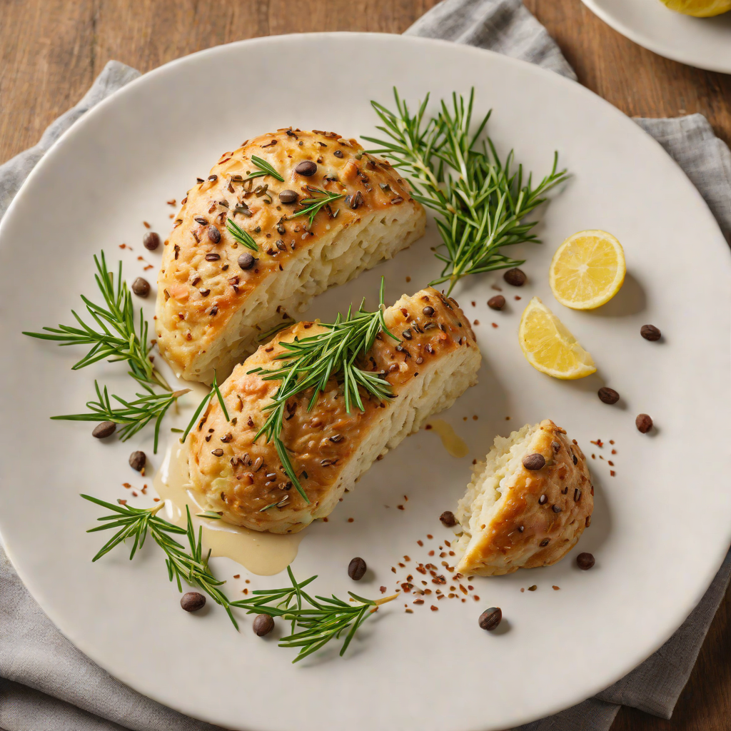 Baked Wattleseed Damper with Rosemary and Sea Salt