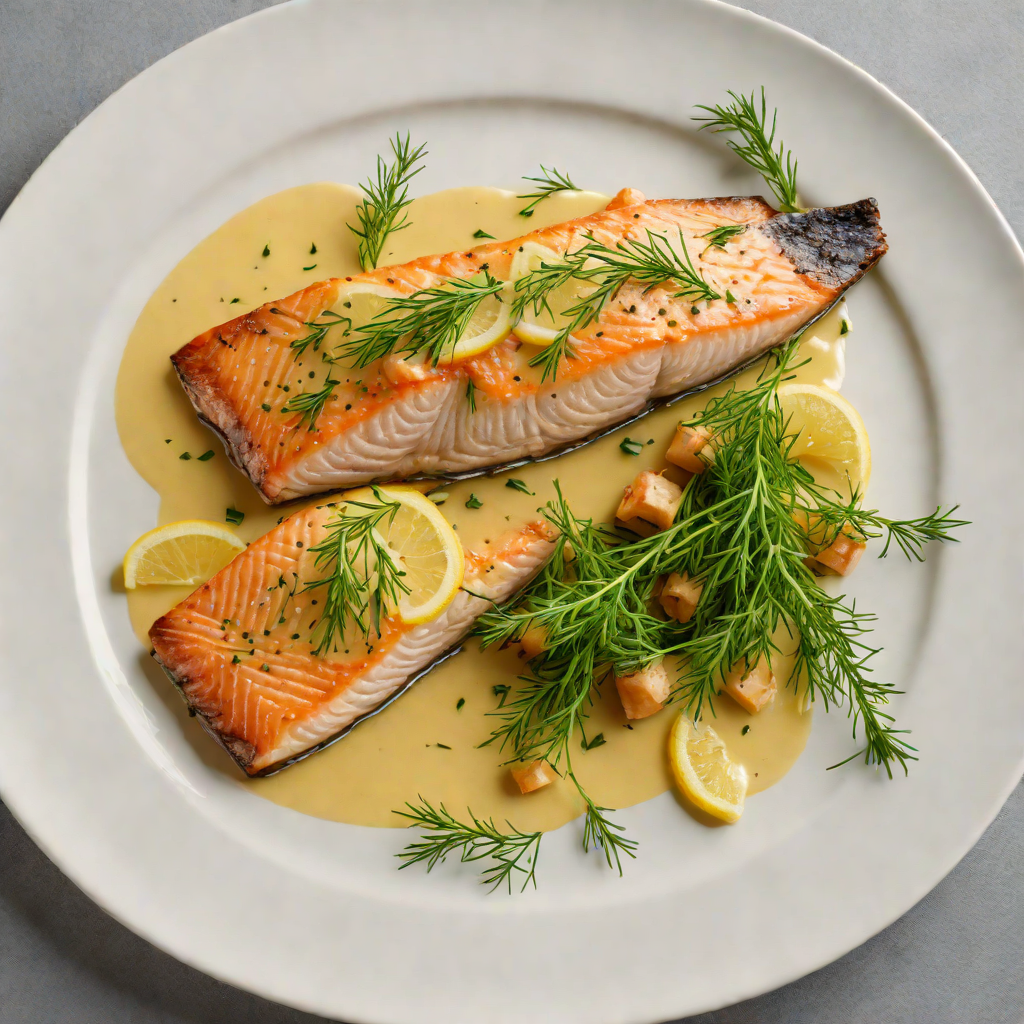 Pan-Seared Arctic Char with Lemon-Dill Beurre Blanc