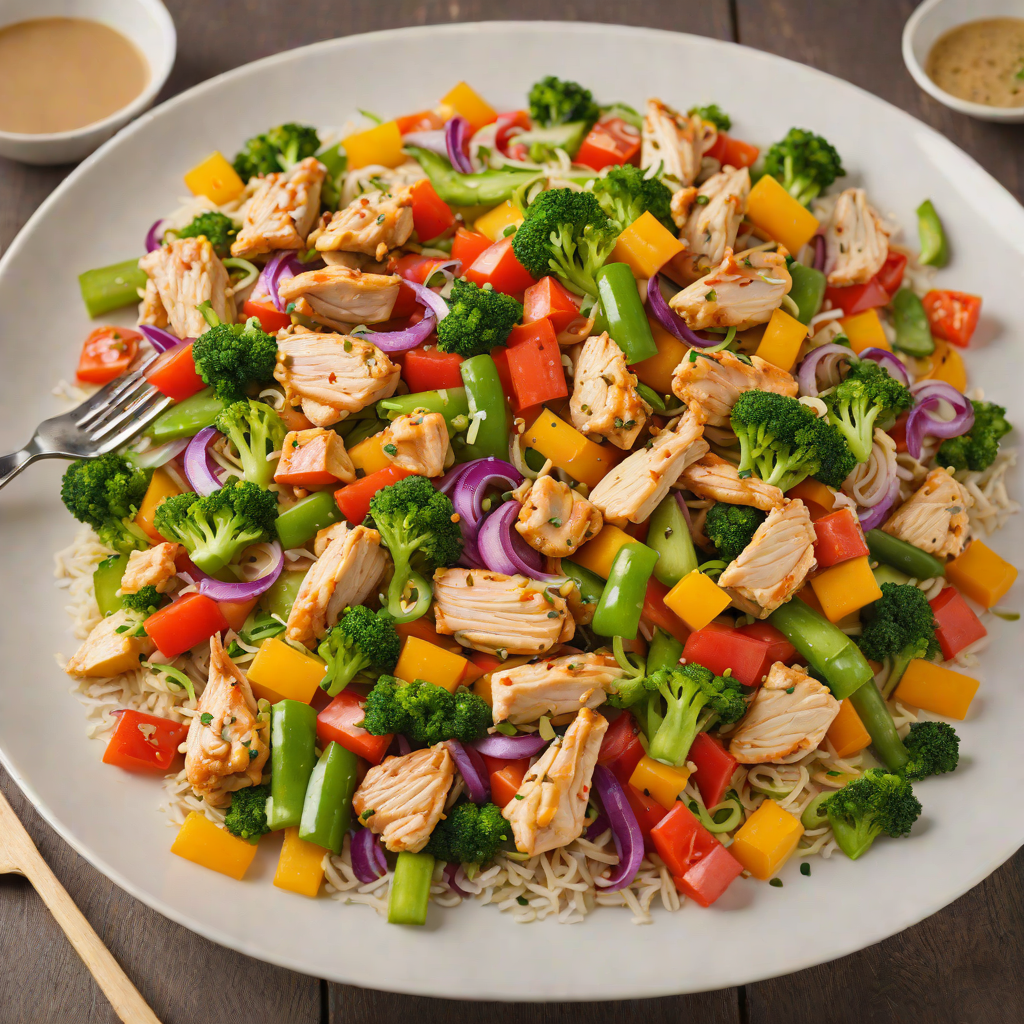 Quick Chicken Stir-Fry with Colorful Vegetables