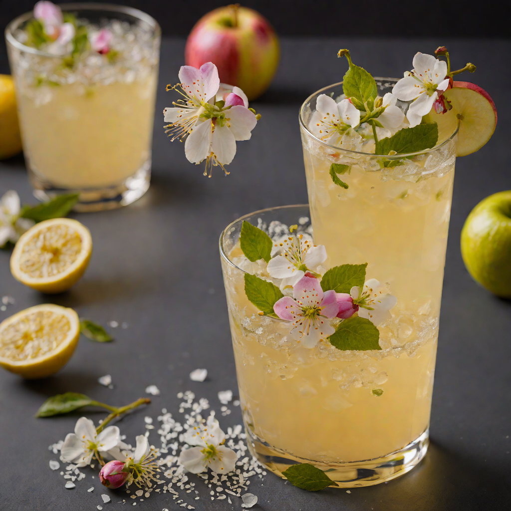 Shaken Apple Blossom Citrus Fizz