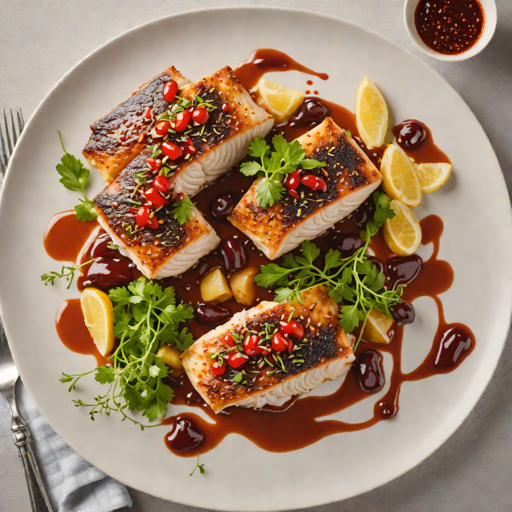 Slow-Roasted Barramundi with Davidson’s Plum Sauce