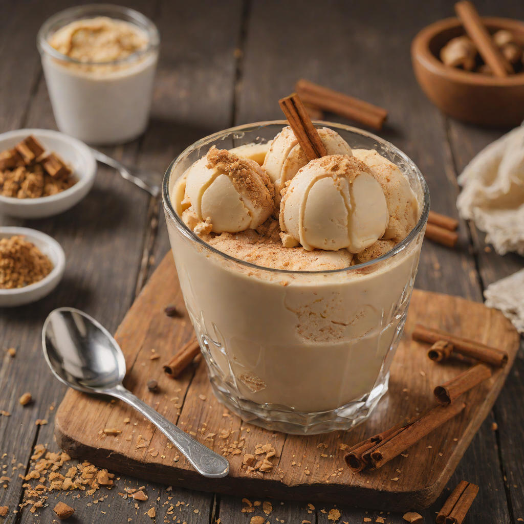 San Antonio-Inspired Gelato Affogato with Cinnamon Sugar
