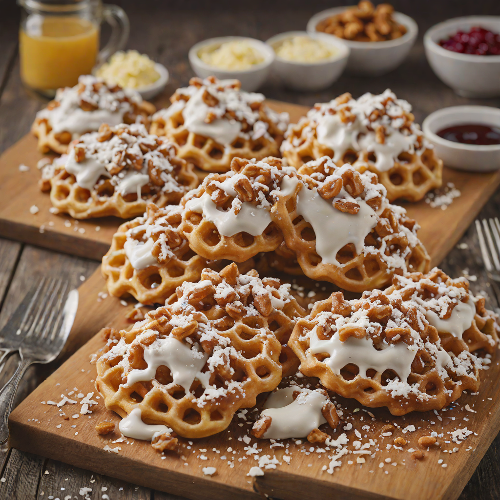 Funnel Cake-Inspired Crispy Dessert Fritters