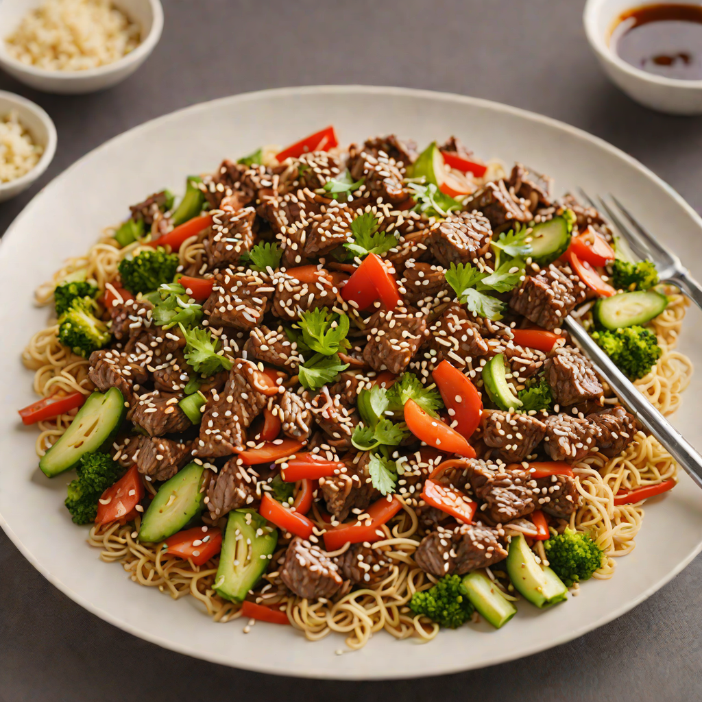 Korean-Style Spicy Beef Stir Fry with Sesame