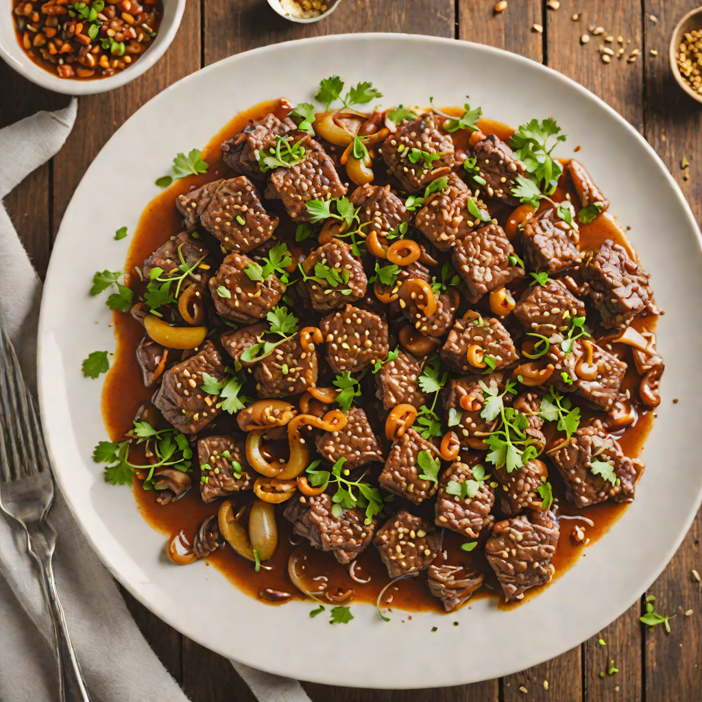 Sautéed Beef Tibs with Garlic, Onion, and Berbere