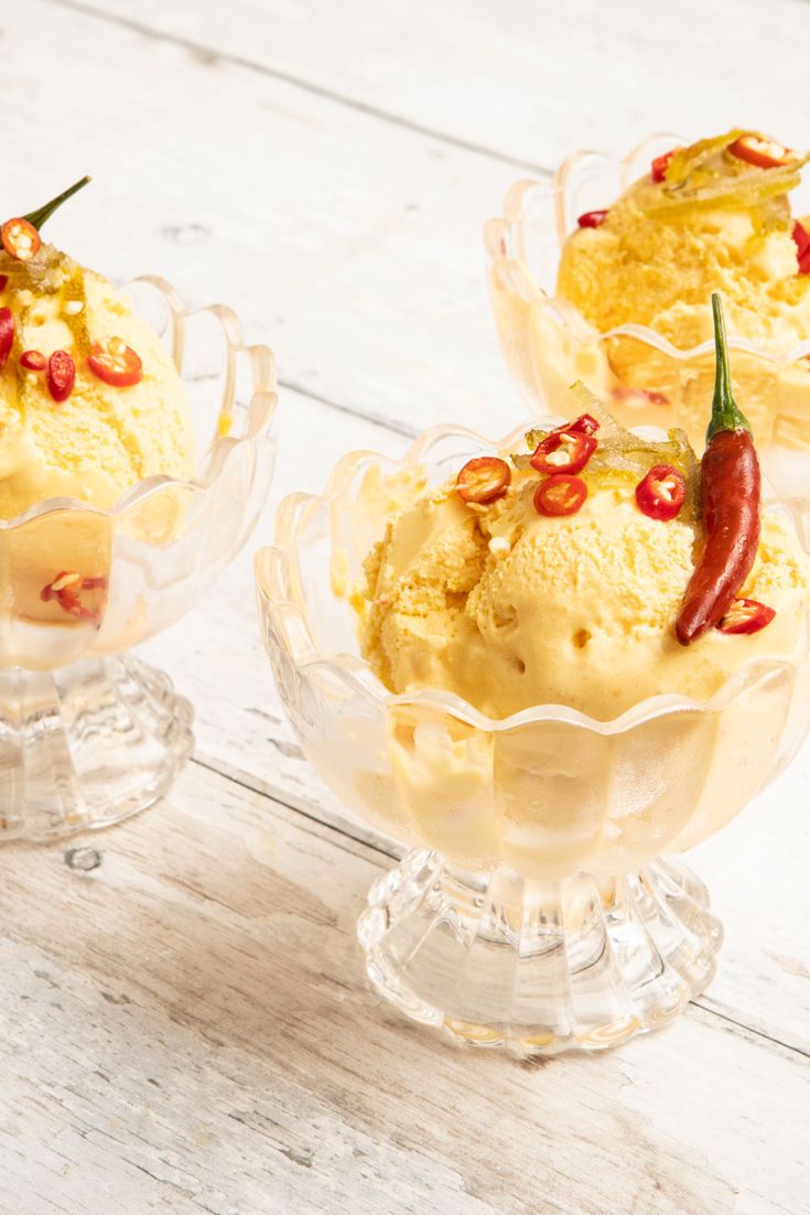 San Antonio-Inspired Mango Chili Gelato