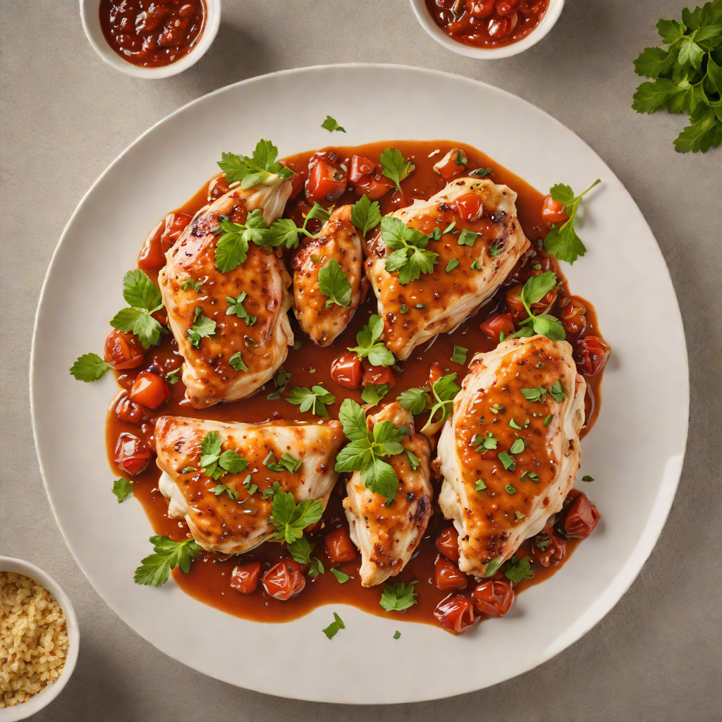 Pan-Seared Chicken with Smoky Chipotle and Tomato Sauce