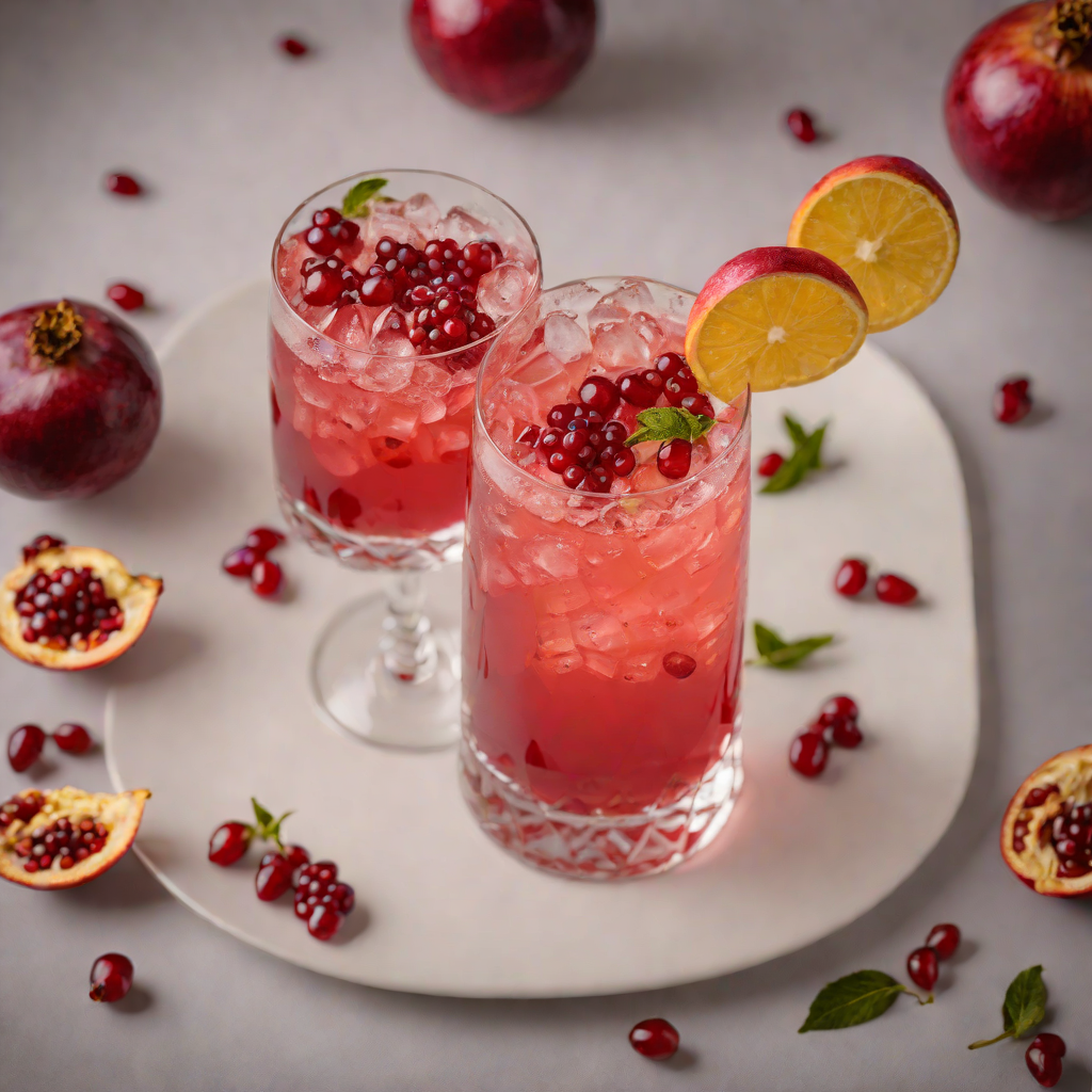 Velvet Pomegranate Fizz