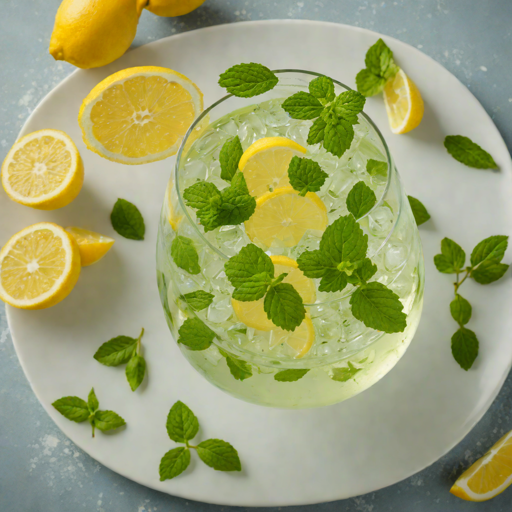 Mediterranean Mint Lemon Fizz