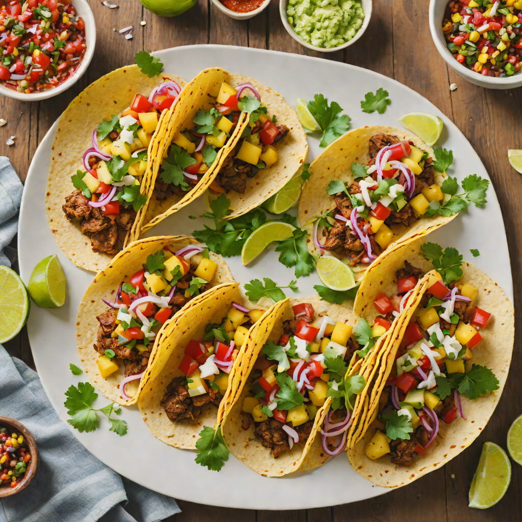 Spicy Mexican Street-Style Tacos with Grilled Pineapple Salsa
