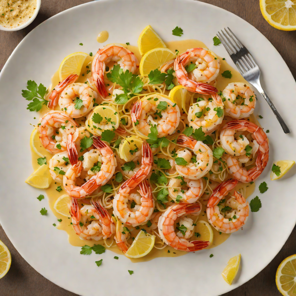 Sautéed Shrimp with Lemon Garlic Sauce
