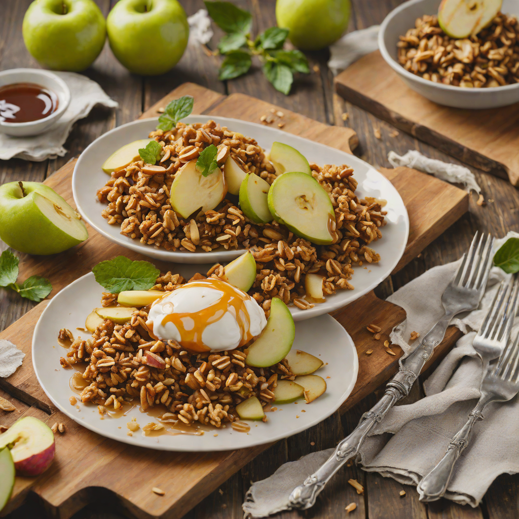 Honey-Glazed Ginger Apple Crisp