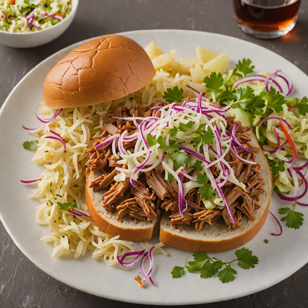 Southern Pride Smoked Pulled Pork with Homemade Coleslaw