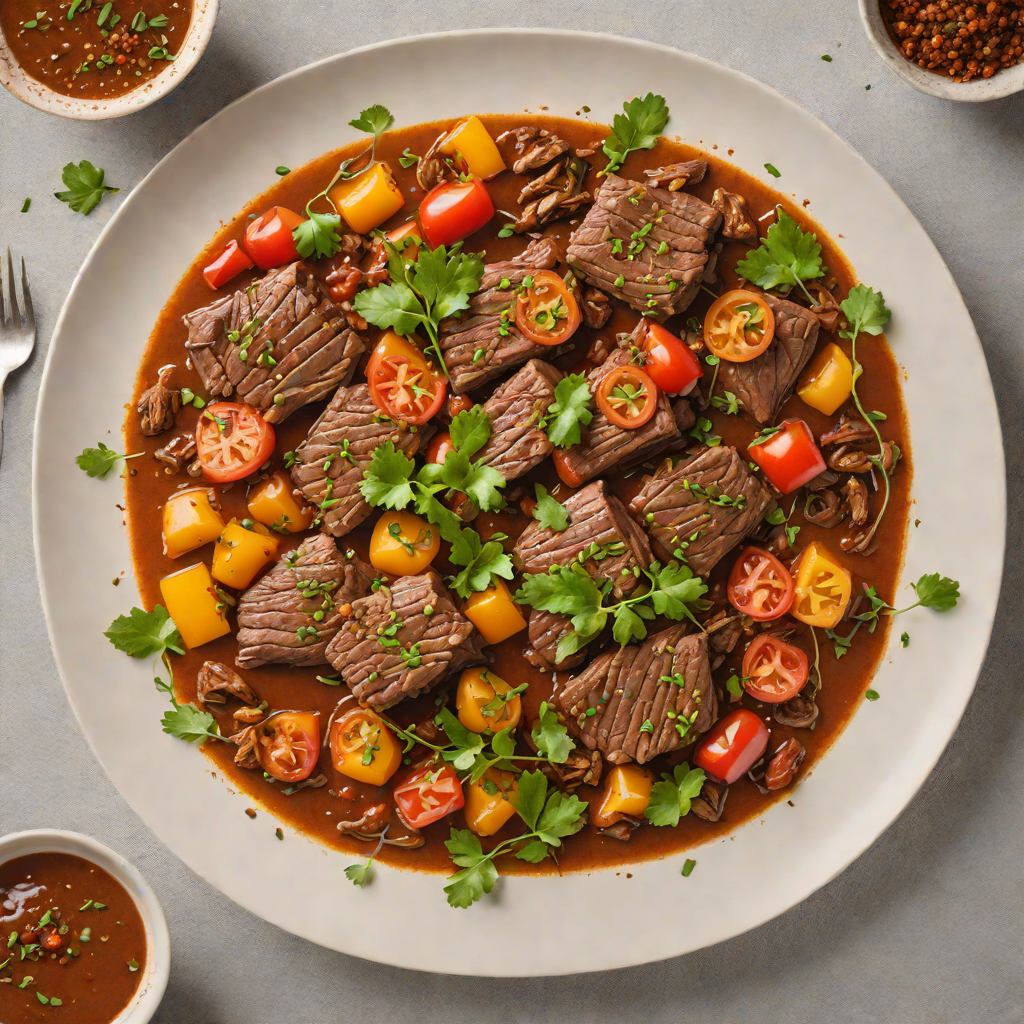 Slow-Braised Beef with Tomato and Cumin from El Salvador