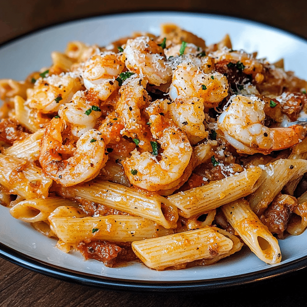 Cajun-Italian Fusion Seafood Pasta