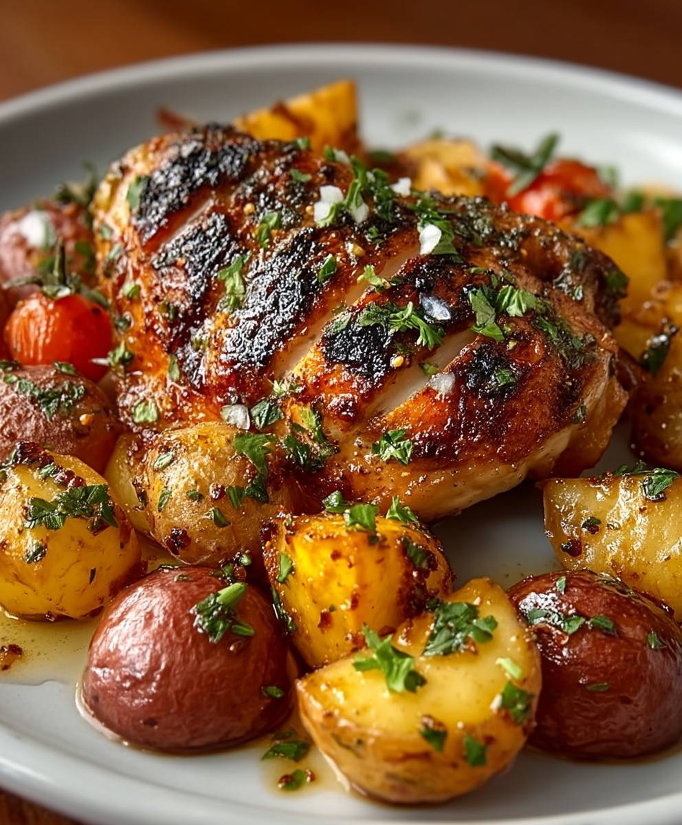 Herb-Roasted Chicken & Sweet Potato Power