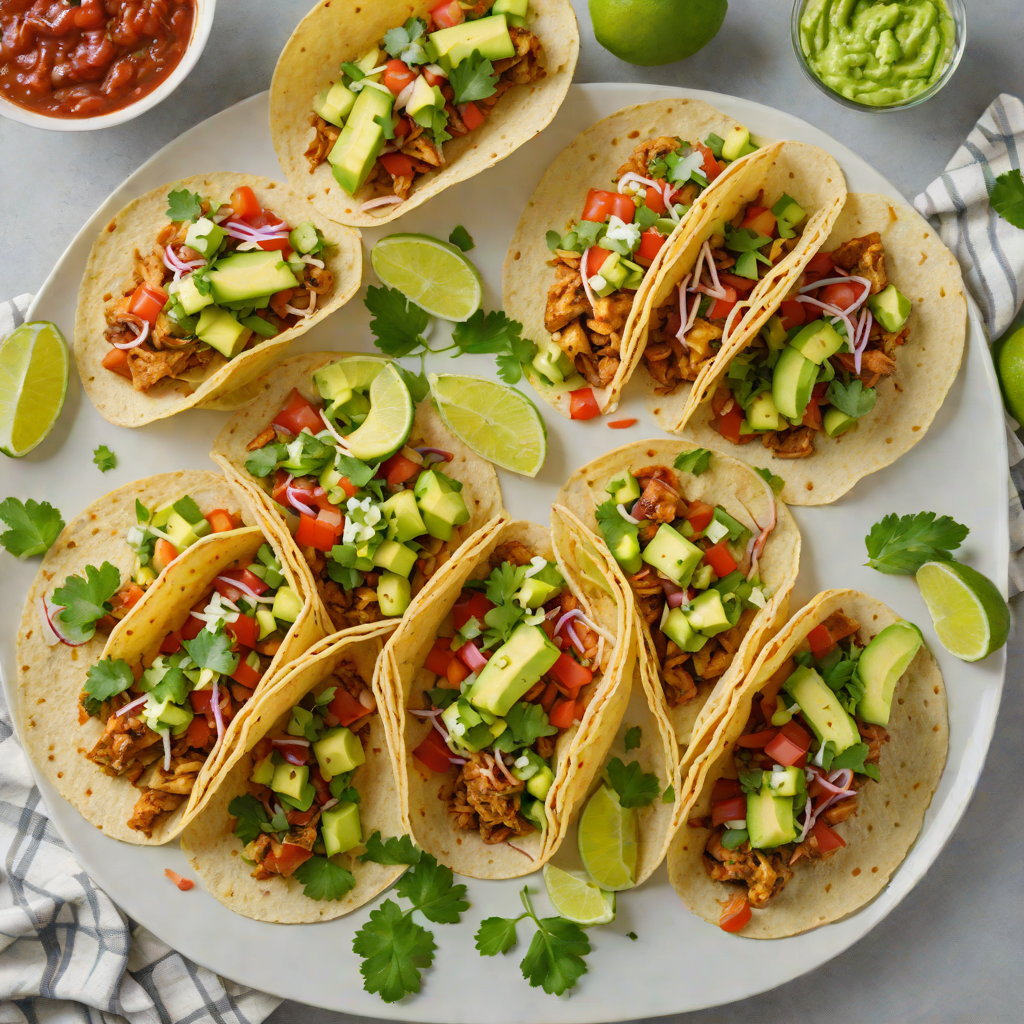 Stovetop Chili-Lime Chicken Tacos with Avocado Salsa