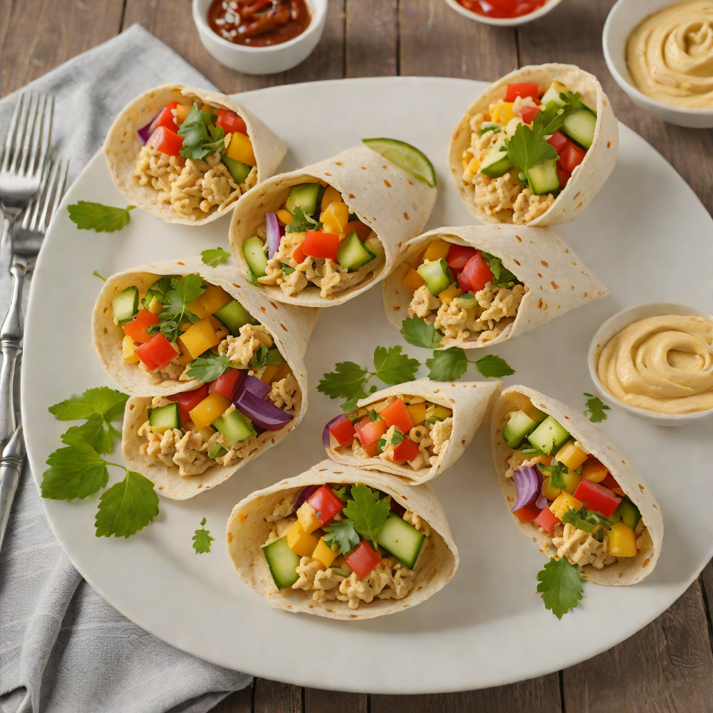 Vegetable-Stuffed Pita Pockets with Hummus Spread