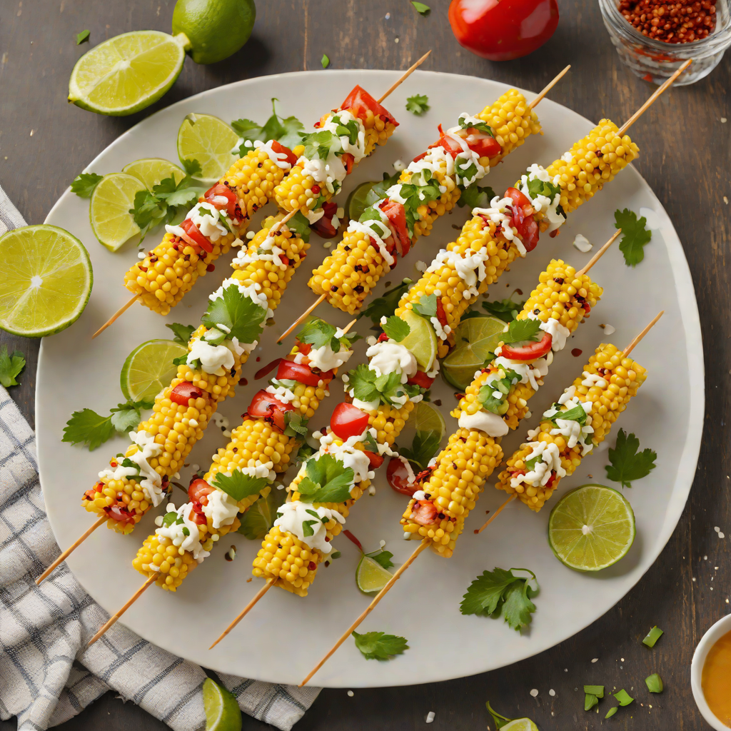 Street-Style Mexican Elote Skewers